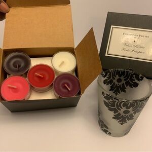 PartyLite Forbidden Fruit Tea light Set P95380 and P90930